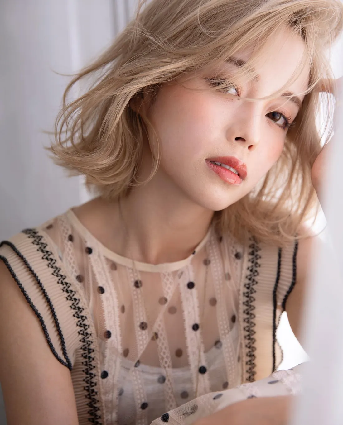 カラーのヘアスタイル