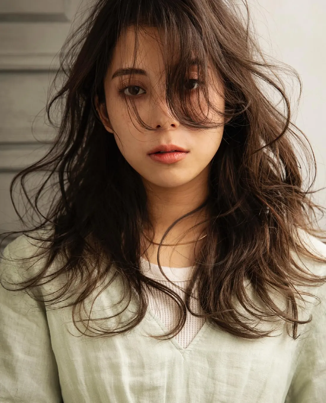 ロングのヘアスタイル