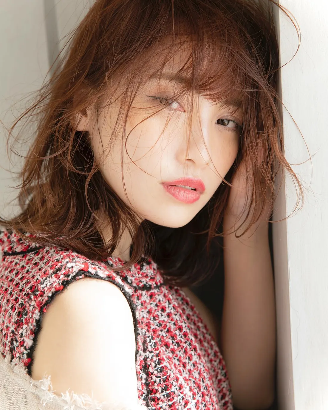 ミディアムのヘアスタイル